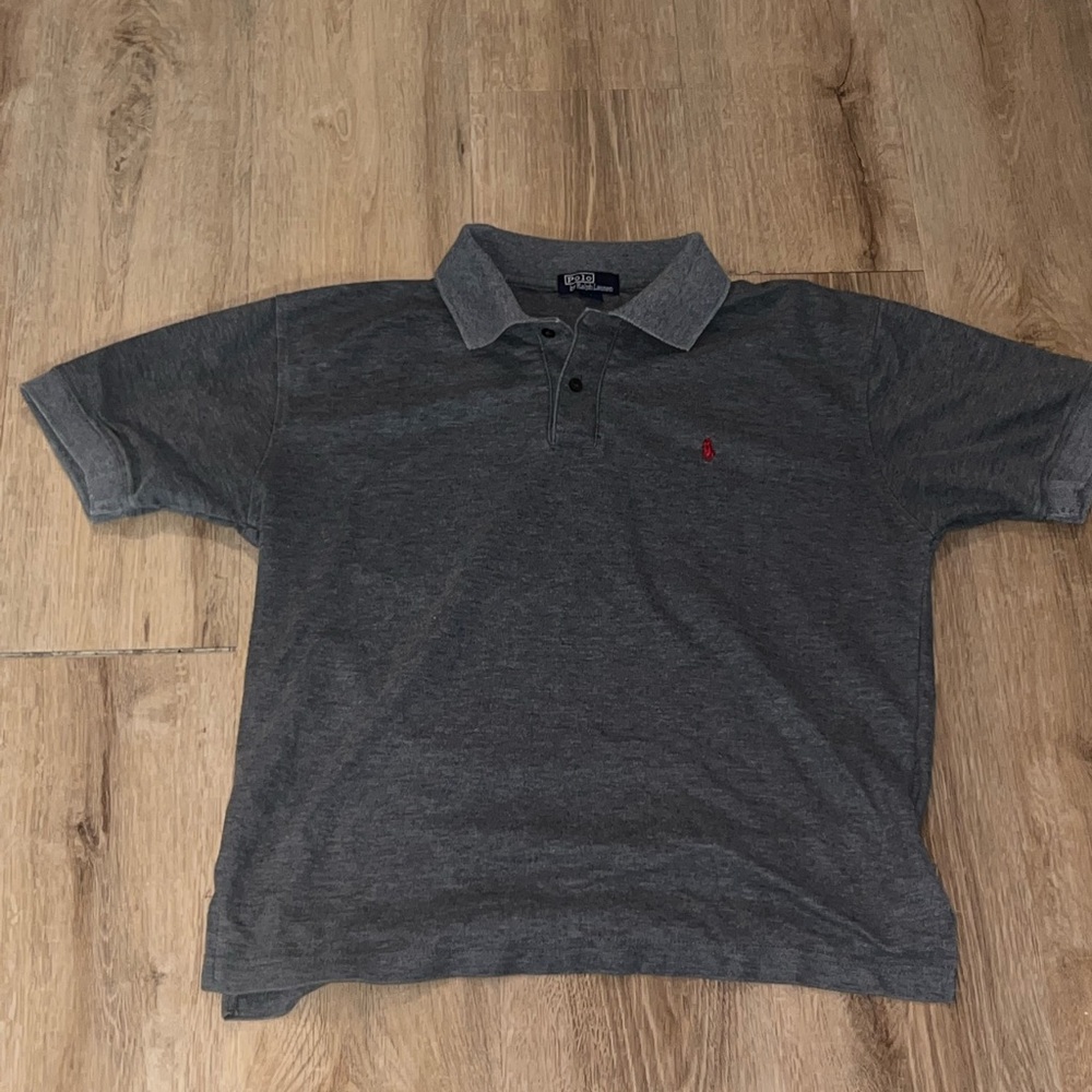 Ralph Loren Grey Polo Medium